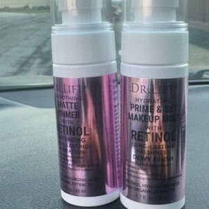 Dr.lift Duo Primer Set W/retinol. Matte Primer/prime & Set Makeup Mist